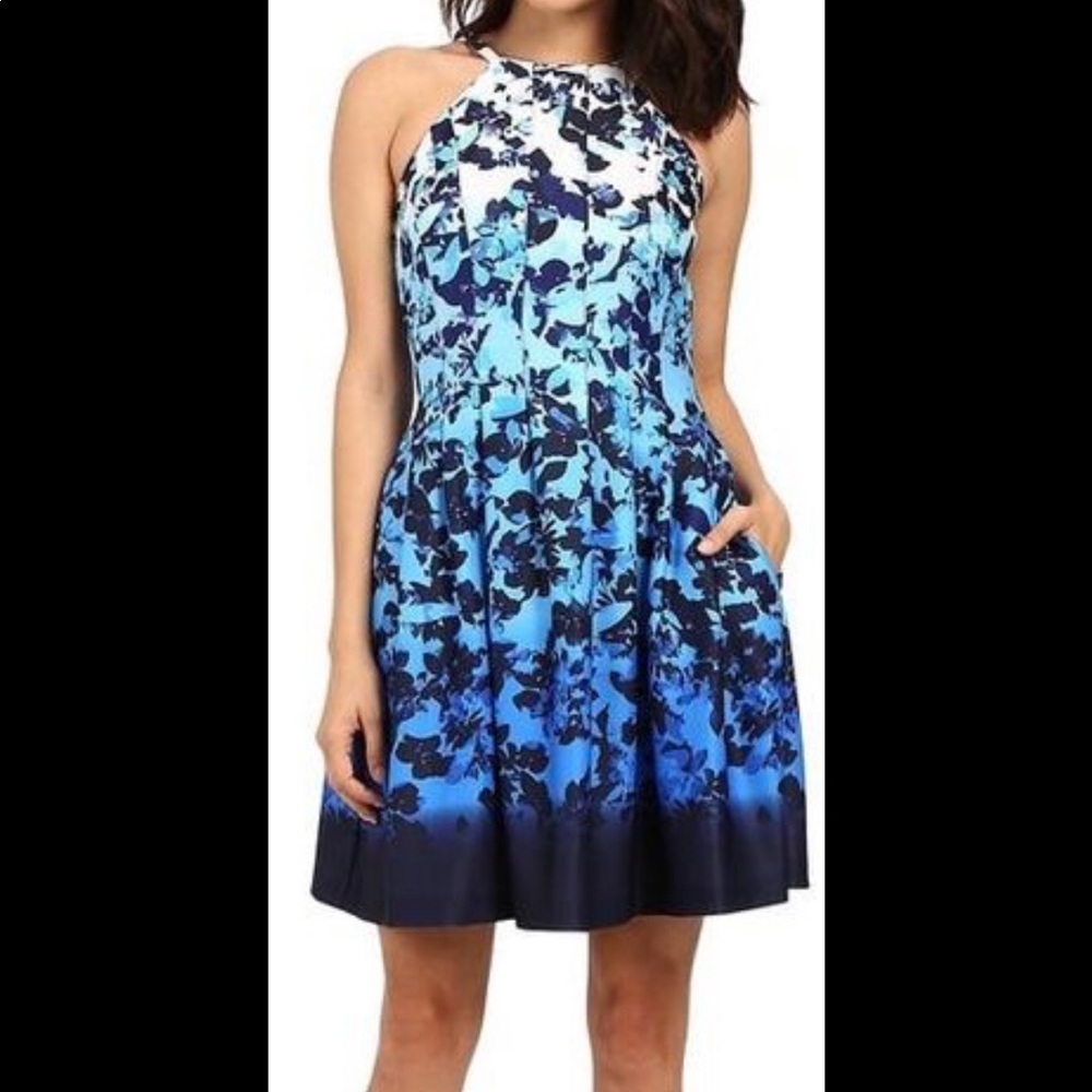 Vince Camuto Ombre Floral Dress